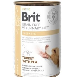 Brit Grain Free Veterinary Diet Dog Hepatic Z Indykiem I Groszkiem 400g