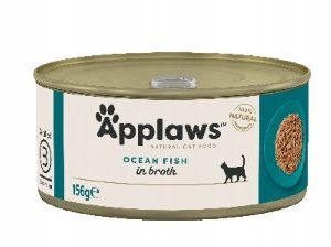APPLAWS Ocean Fish In Broth Tin 156g