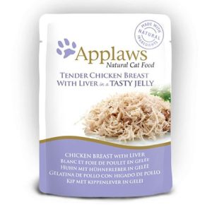 APPLAWS Chicken With Liver In Jelly Pouch 70g