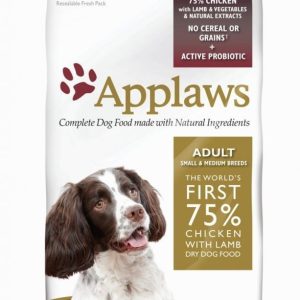 APPLAWS Adult Small & Medium Breed Chicken With Lamb 15kg