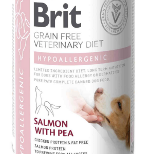 Brit Grain Free Veterinary Diet Dog Hypoallergenic Łosoś Z Groszkiem 400g