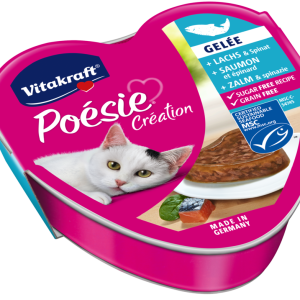 Vitakraft Poesie Karma Dla Kota Z Łososiem I Szpinakiem 85g