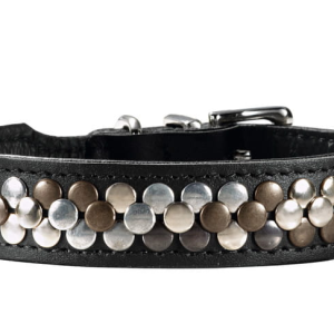 Hunter Arizona Obroża Dla Psa Ze Skóry Bydlęcej Czarna 37cm