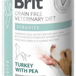 Brit Green Free Veterinary Diet Dog Struvite Indyk Z Groszkiem 400g