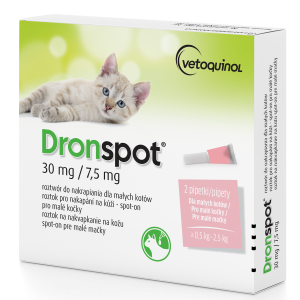 Bayer Dronspot Krople Na Robaki I Pasożyty 2x0,35ml