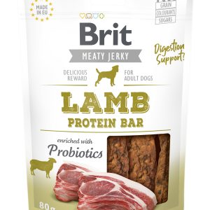 Brit Jerky Snack Lamb Protein Bar 80g