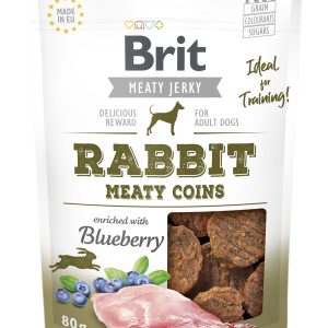 Brit Jerky Snack Rabbit Meaty Coins 80g