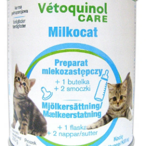 Vetoquinol Milkocat VTQ Care 200g + Butelka i 2 Smoczki