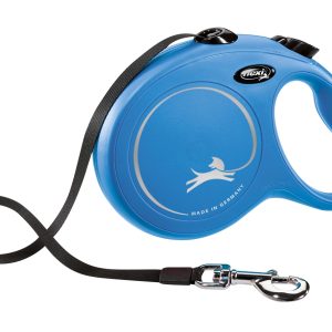 Flexi Smycz New Classic L Taśma 8m Do 50kg Niebieska