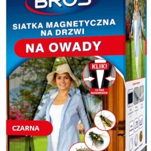 Bros Klik Siatka Magnetyczna Na Drzwi Czarna 100x220cm