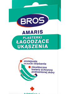 Bros Amaris Plasterki Łagodzące Ukąszenia 20szt