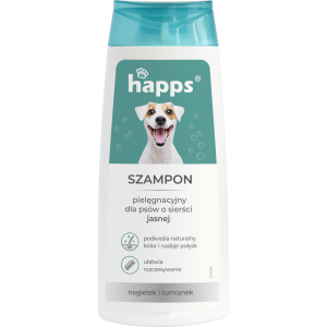Bros Happs Szampon Pielęgnacyjny Dla Psów O Sierści Jasnej 200ml
