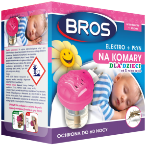 Bros Elektro + Płyn Na Komary Dla Dzieci Od 1 Roku Życia 40ml