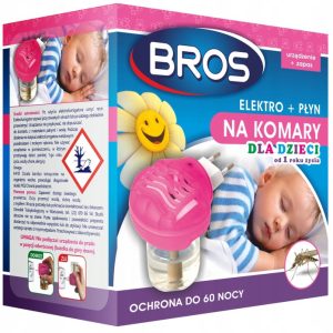 Bros Płyn Do Elektro Na Komary Dla Dzieci Od 1 Roku Życia 40ml