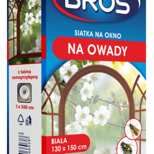 Bros Siatka Na Okno Biała 130x150cm