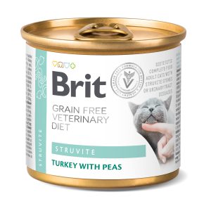 Brit Grain Free Veterinary Diet Cat Struvite Indyk Z Groszkiem 200g