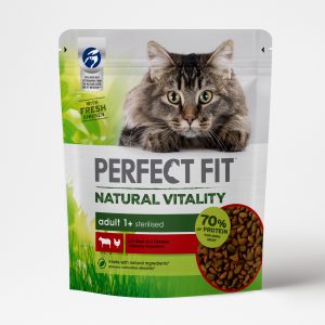 PERFECT FIT Natural Vitality Adult 1+ Z Wołowiną I Kurczakiem 650g