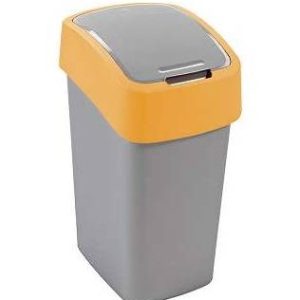 Curver Flip Bin Kosz Na Śmieci Szaro-Pomarańczowy 10l