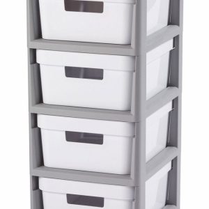 Curver Infinity Regał Biało-Szary 44l