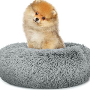 Leobert Sp. Z O. o. Legowisko Pluszowe S 40cm Jasnoszary