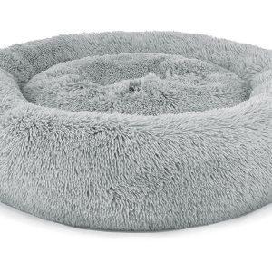 Leobert Sp. Z O. o. Legowisko Pluszowe L 80cm Jasnoszary