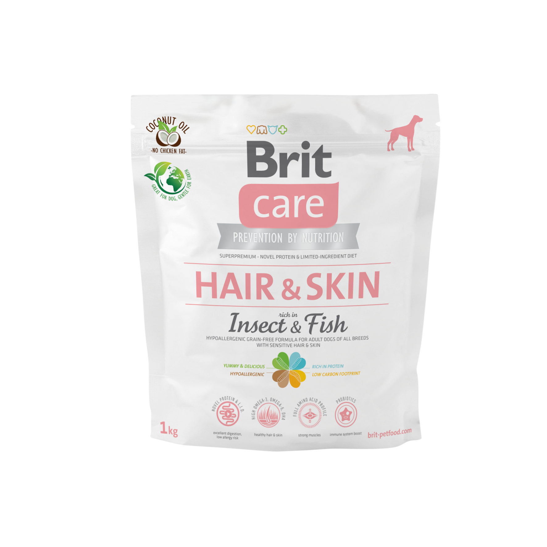 Brit Care Grain-Free Hair & Skin Owady I Ryba 1kg
