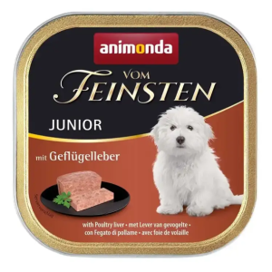 Animonda Dog Vom Feinsten Junior Wątróbka Drobiowa 150g