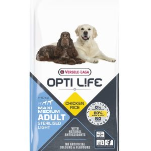 Versele-Laga Opti Life Adult Light Medium & Maxi Z Kurczakiem 12,5kg