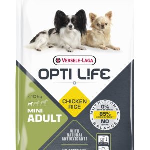 Versele-Laga Opti Life Adult Mini Kurczak Z Ryżem Dla Małych Ras 7,5kg