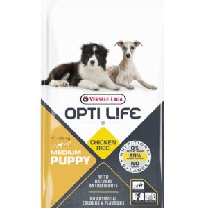 Versele-Laga Opti Life Puppy Medium Dla Szczeniąt Średnich Ras Z Kurczakiem 12,5kg