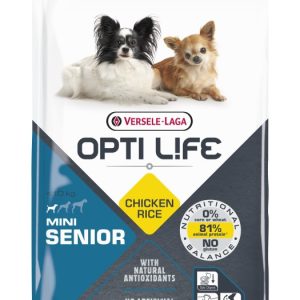 Versele-Laga Opti Life Senior Mini Kurczak Z Ryżem Dla Małych Ras W Wieku Powyżej 7 Lat 7,5kg