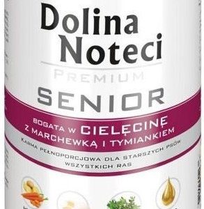 Dolina Noteci Premium Senior Cielęcina Z Marchewką I Tymiankiem 400g