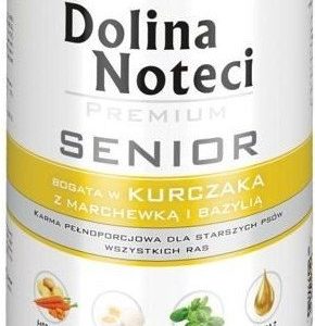 Dolina Noteci Premium Senior Kurczak Z Marchewką I Bazylią 400g