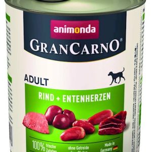 Animonda GranCarno Adult Dog Wołowina I Kacze Serca 800g