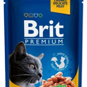 Brit Premium Cat Dla Dorosłych Kotów Z Łososiem I Pstrągiem 100g