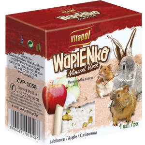 Vitapol Kostka Wapienna Jabłkowa Dla Gryzoni I Królika 40g