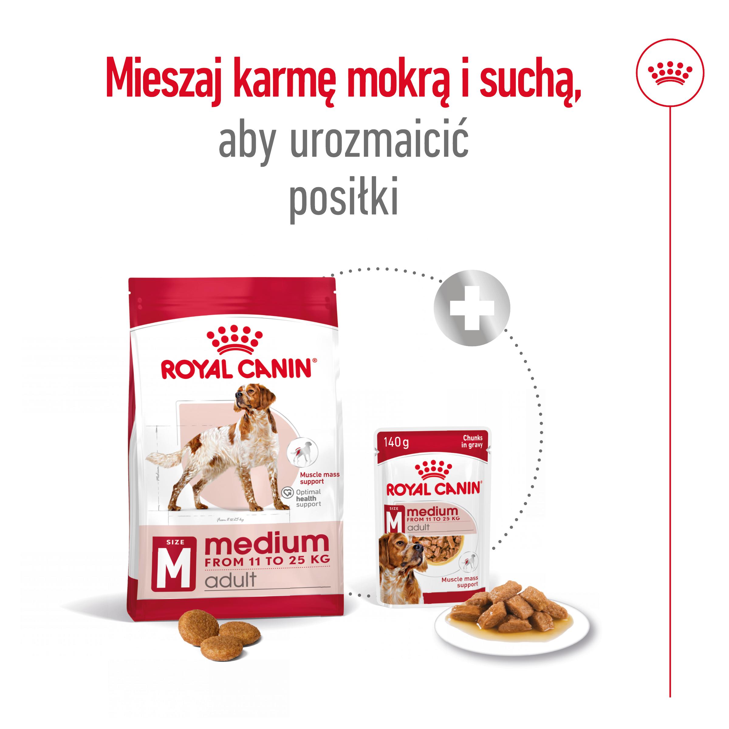ROYAL CANIN Medium Adult 15kg - obrazek 8