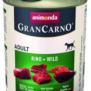Animonda GranCarno Adult Dog Wołowina I Dziczyzna 800g