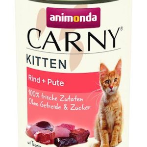 Animonda Cat Carny Kitten Wołowina + Serca Indyka 400g