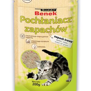 CERTECH-SUPER BENEK Pochłaniacz Zapachów Organic Line-Wood Zapach Trawy 200g