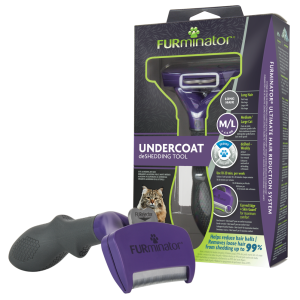 FURMINATOR Narzędzie Do Wyczesywania Podszerstka Dla Długowłosych Kotów Średnich I Dużych Ras