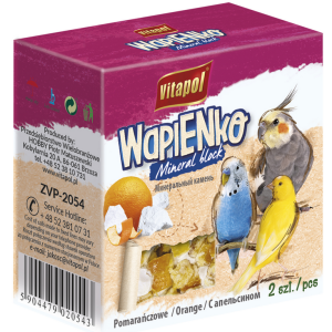 Vitapol Kostka Wapienna Pomarańczowa Dla Ptaków 2szt