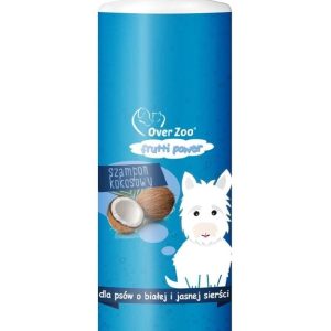 OVER ZOO Szampon Frutti Power Kokosowy Dla Psów O Białej Sierści 200ml