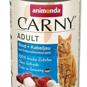 Animonda Cat Carny Adult Wołowina + Dorsz Z Pietruszką 400g