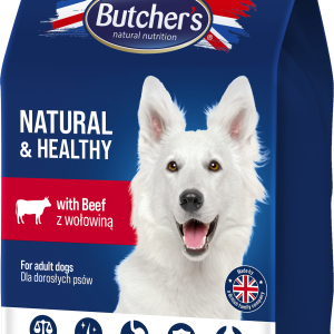 Butcher's Natural&Healthy Dog Dry Z Wołowiną 10kg