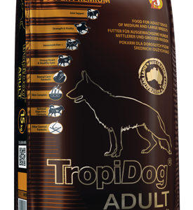Tropidog Super Premium Adult Medium & Large Breed Jagnięcina Z Ryżem 15kg