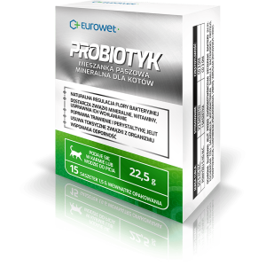Eurowet Probiotyk W Saszetkach Dla Kotów 15x1,5g