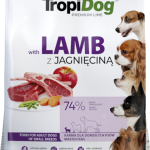 Tropidog Premium Adult Small Breeds Z Jagnięciną I Ryżem 8kg