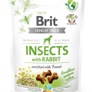 Brit Care Dog Crunchy Cracker Insects Rich In Rabbit 200g
