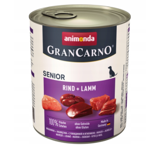 Animonda GranCarno Senior Wołowina I Jagnięcina 800g